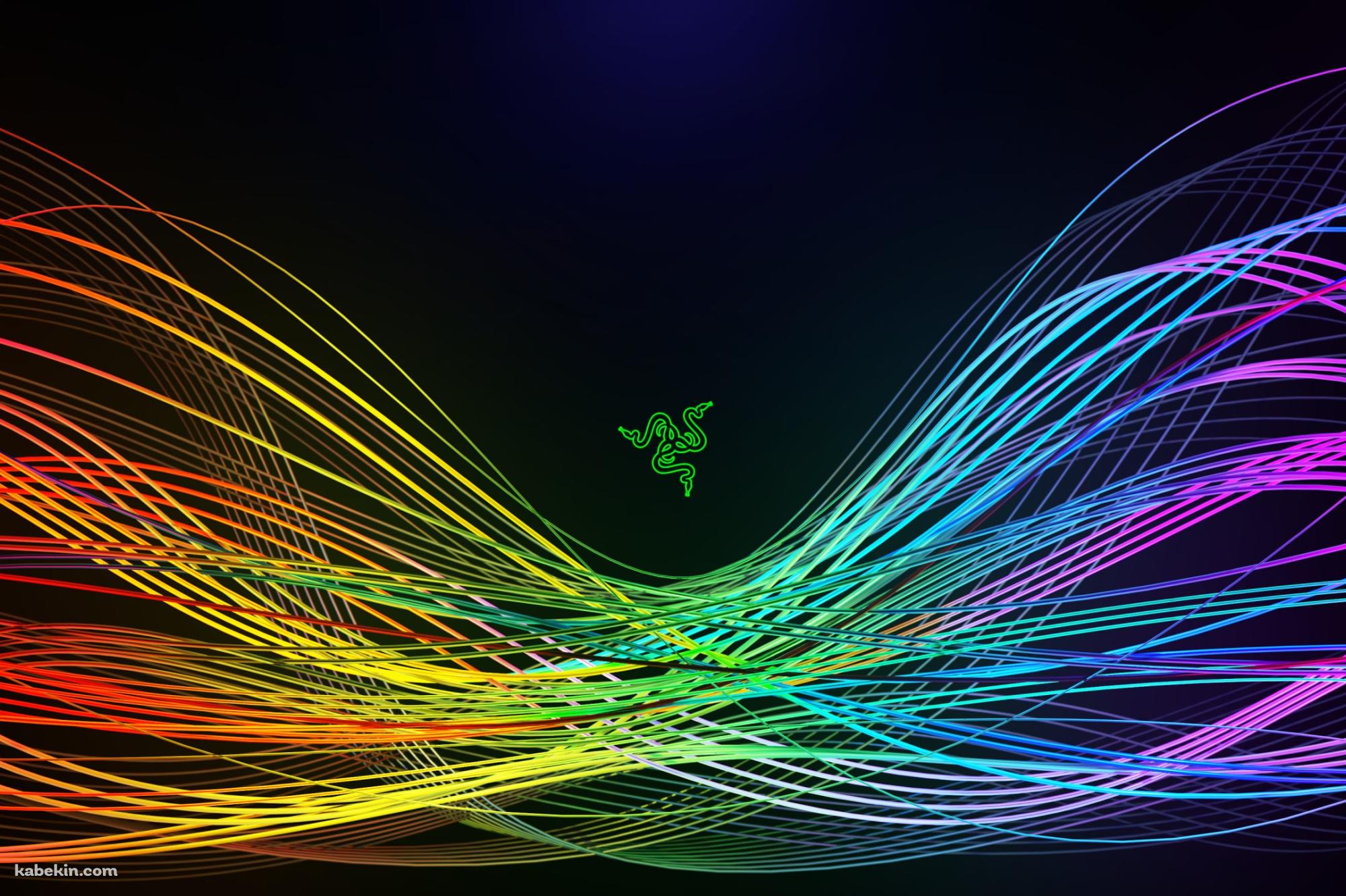RAZER / Rainbow RGB LINEの壁紙(2000px x 1333px) 高画質 PC・デスクトップ用