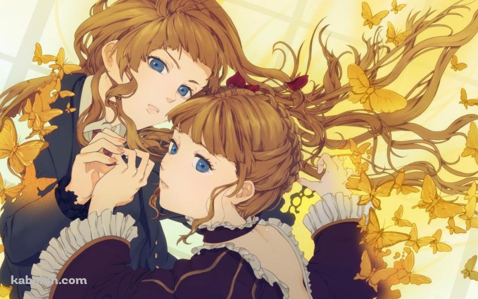 手をつなぐベアトリーチェ / うみねこのなく頃にの壁紙(960px x 600px) 高画質 PC・デスクトップ用