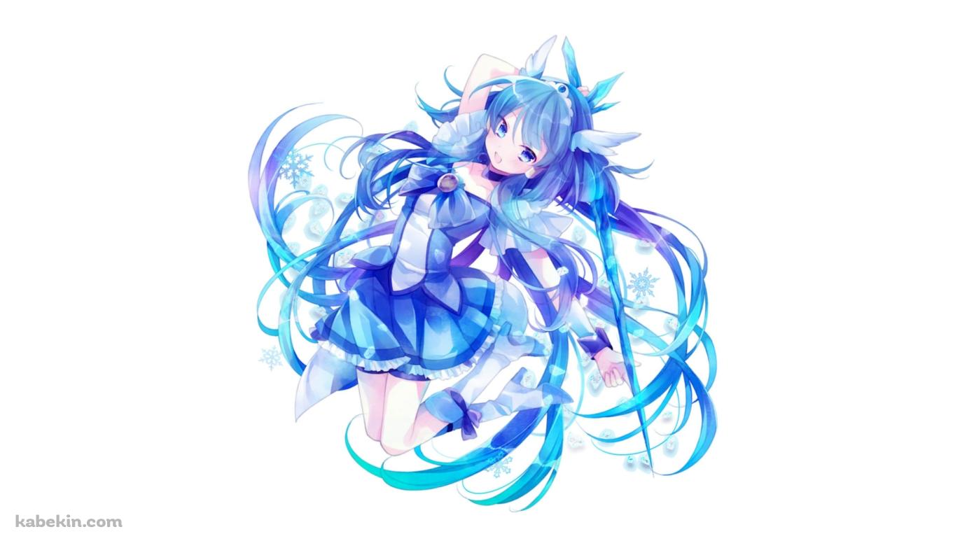 氷の剣を振るう青木れいか / キュアビューティ / スマイルプリキュア!の壁紙(1391px x 783px) 高画質 PC・デスクトップ用