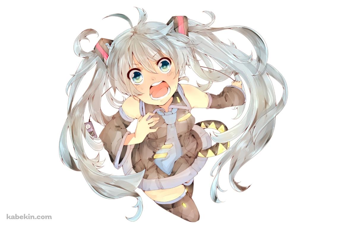 大きな声を出す初音ミク / ボーカロイドの壁紙(1152px x 768px) 高画質 PC・デスクトップ用