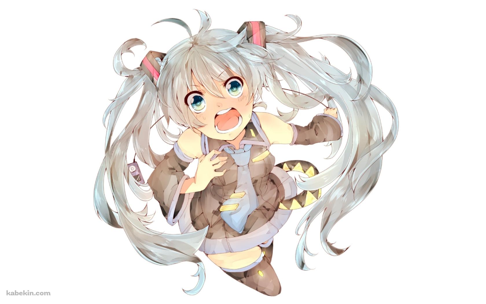 大きな声を出す初音ミク / ボーカロイドの壁紙(1680px x 1050px) 高画質 PC・デスクトップ用