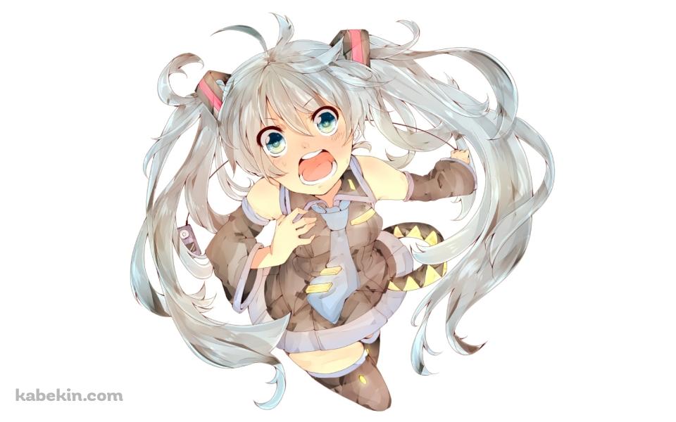 大きな声を出す初音ミク / ボーカロイドの壁紙(960px x 600px) 高画質 PC・デスクトップ用