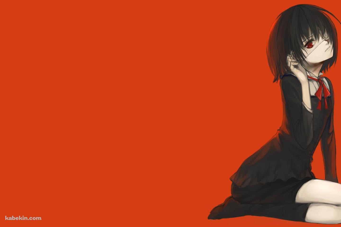 眼帯をした見崎鳴 / Anotherの壁紙(1440px x 960px) 高画質 PC・デスクトップ用