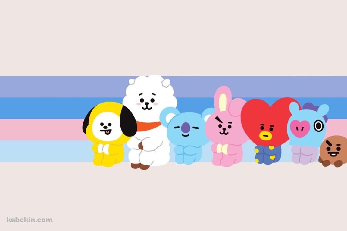 KOYA / RJ / SHOOKY / MANG / CHIMMY / TATA / COOKY / BT21の壁紙(1152px x 768px) 高画質 PC・デスクトップ用