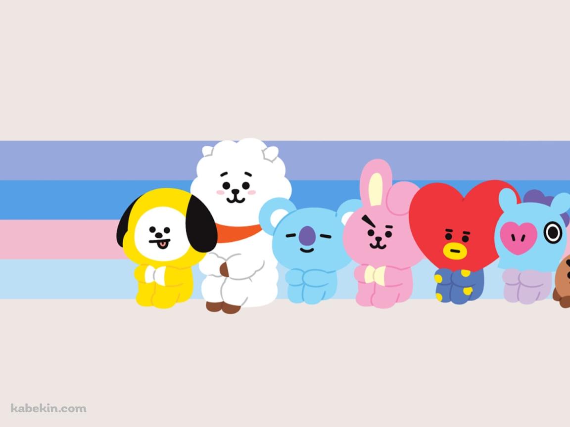 KOYA / RJ / SHOOKY / MANG / CHIMMY / TATA / COOKY / BT21の壁紙(1152px x 864px) 高画質 PC・デスクトップ用