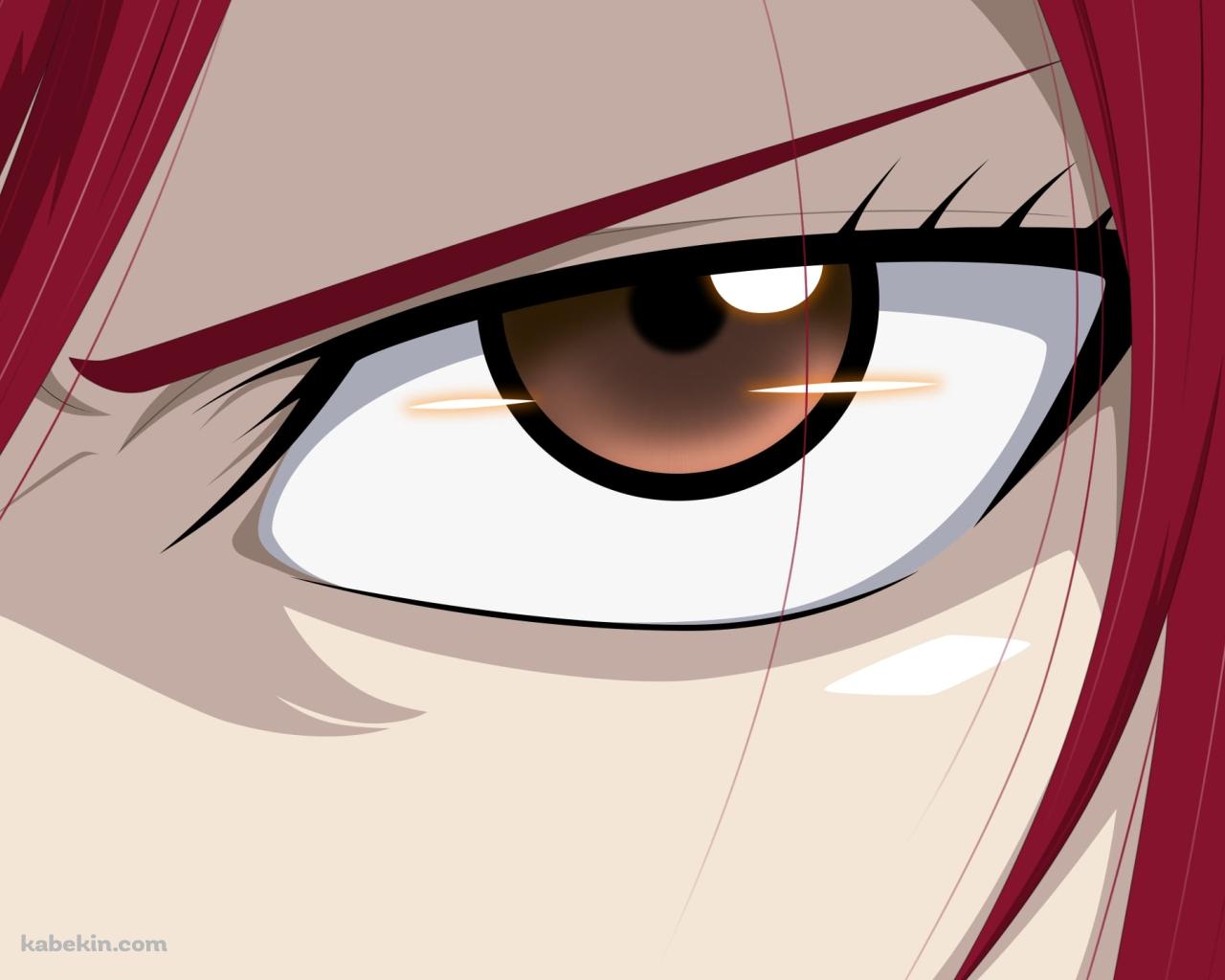 エルザ・スカーレットの鋭い眼光 / フェアリーテイルの壁紙(1280px x 1024px) 高画質 PC・デスクトップ用