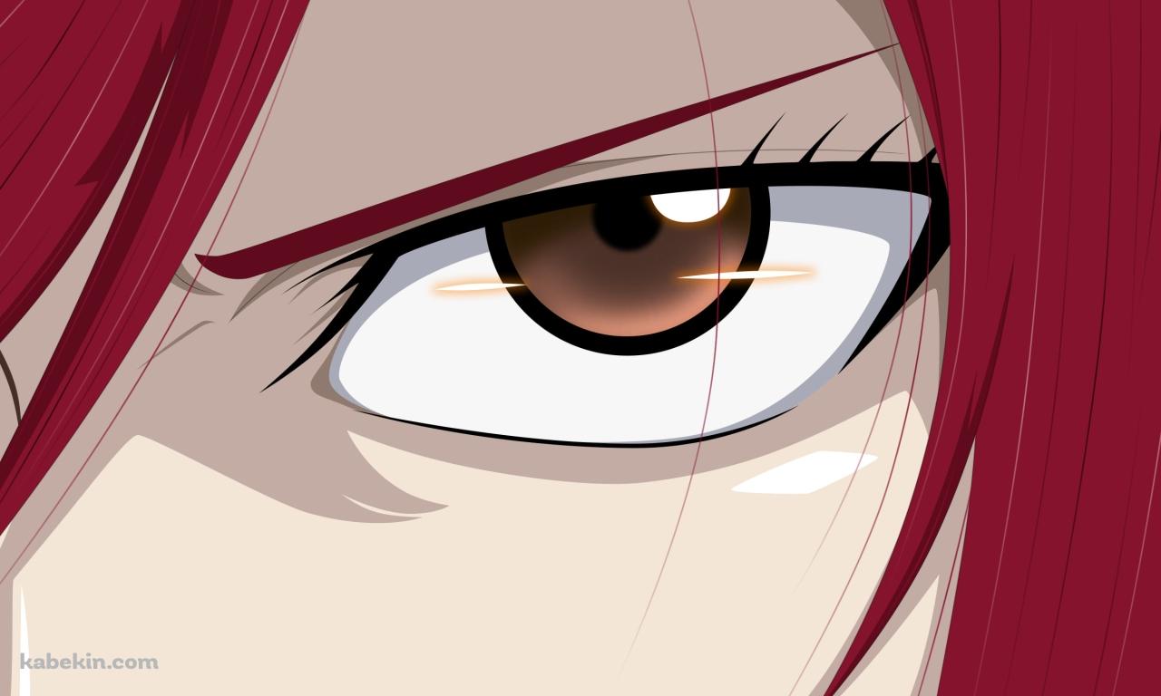 エルザ・スカーレットの鋭い眼光 / フェアリーテイルの壁紙(1280px x 768px) 高画質 PC・デスクトップ用