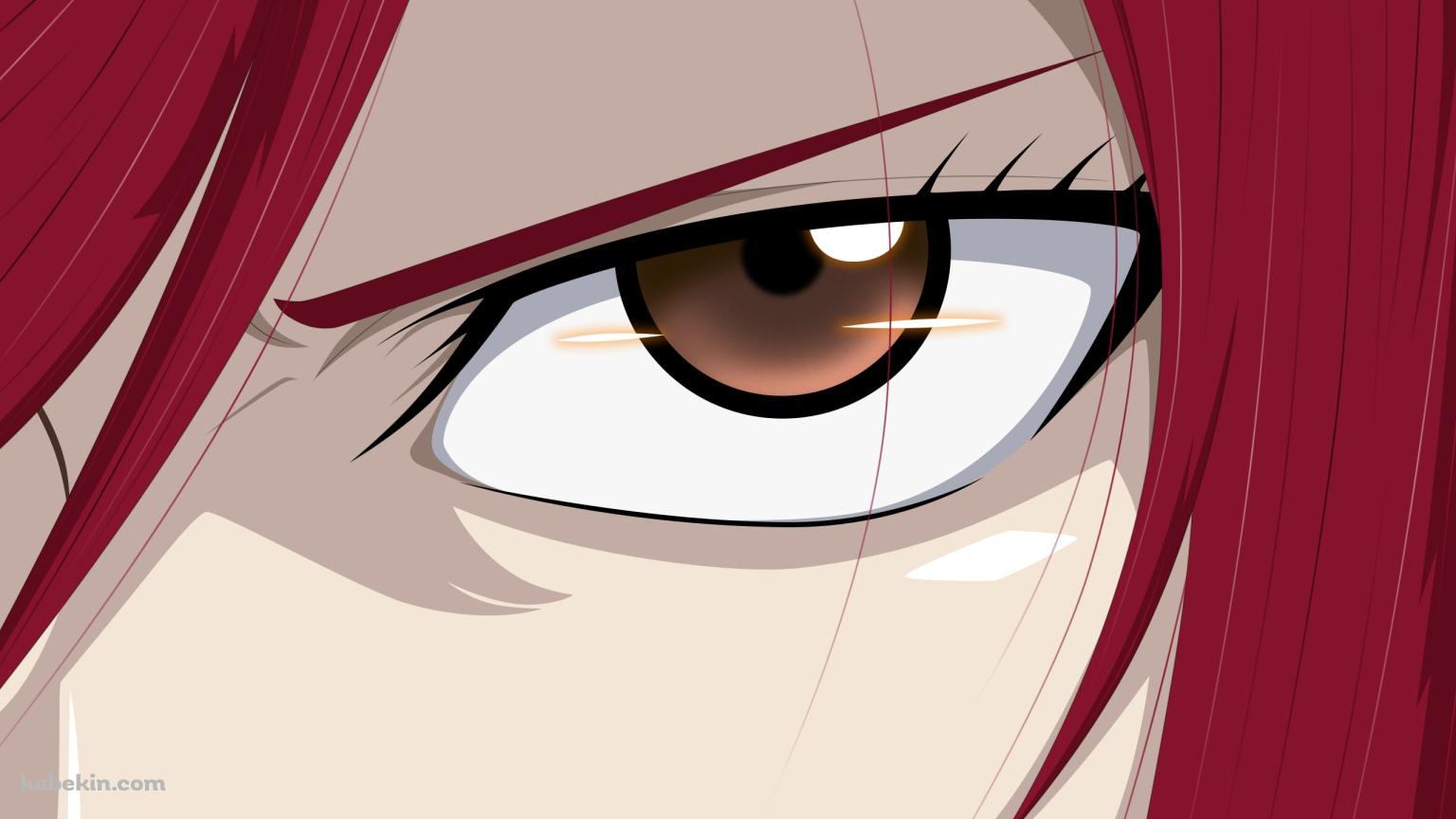 エルザ・スカーレットの鋭い眼光 / フェアリーテイルの壁紙(1536px x 864px) 高画質 PC・デスクトップ用