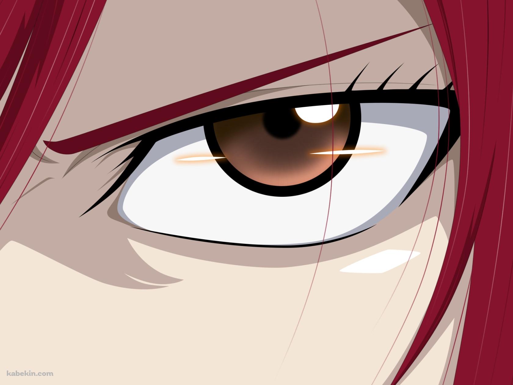 エルザ・スカーレットの鋭い眼光 / フェアリーテイルの壁紙(1680px x 1260px) 高画質 PC・デスクトップ用