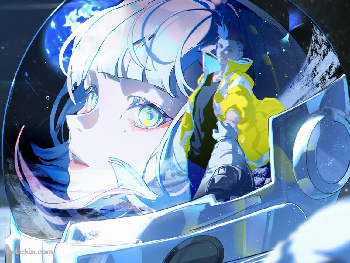 宇宙服を着た女性 / Cyberpunk Edgerunnersの壁紙(1152px x 864px) 高画質 PC・デスクトップ用