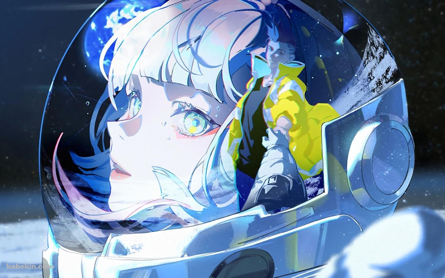 宇宙服を着た女性 / Cyberpunk Edgerunnersの壁紙(1440px x 900px) 高画質 PC・デスクトップ用