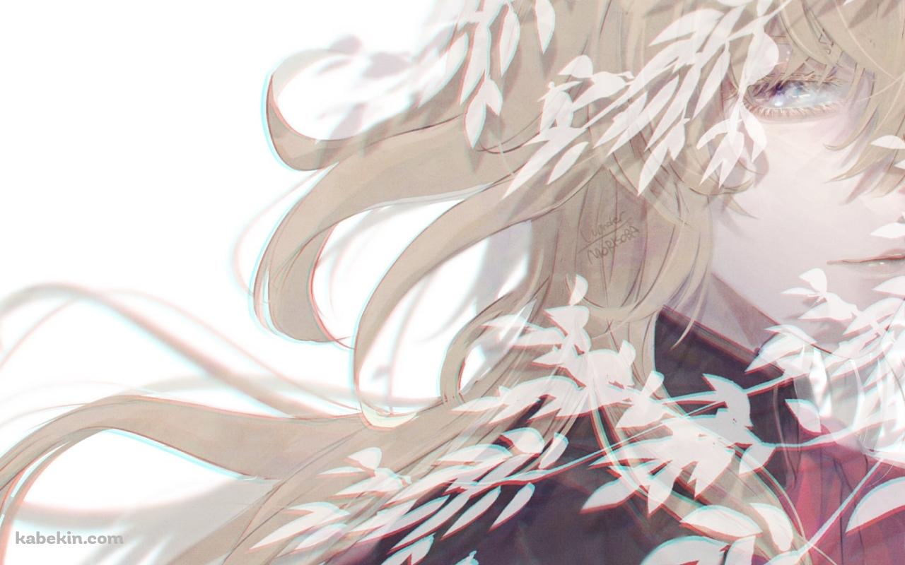 白い草と一文字則宗 / 刀剣乱舞の壁紙(1280px x 800px) 高画質 PC・デスクトップ用