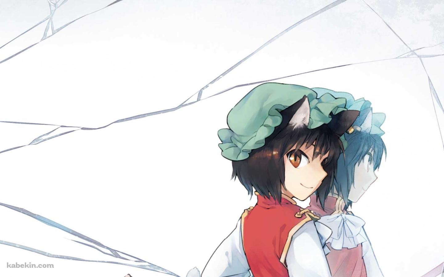 振り返り微笑む橙 / 東方の壁紙(1440px x 900px) 高画質 PC・デスクトップ用