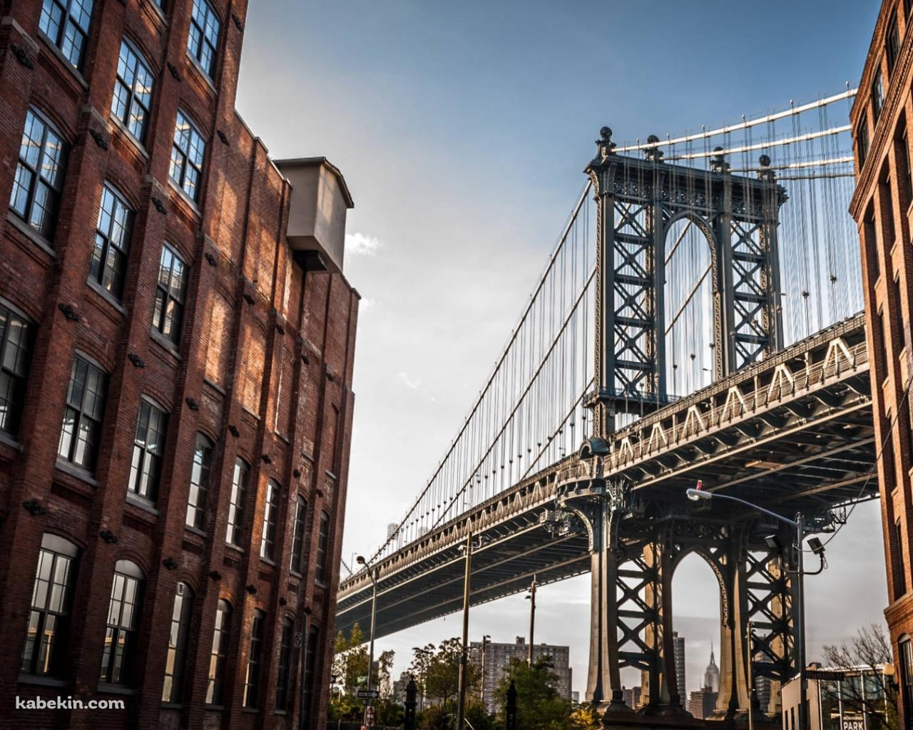 ブルックリン橋 / Brooklyn Bridge / ニューヨークの壁紙(1280px x 1024px) 高画質 PC・デスクトップ用