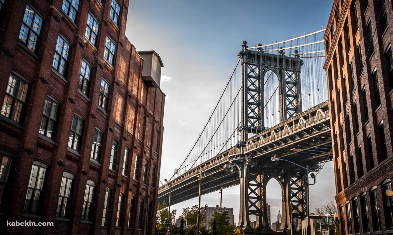 ブルックリン橋 / Brooklyn Bridge / ニューヨークの壁紙(1280px x 768px) 高画質 PC・デスクトップ用