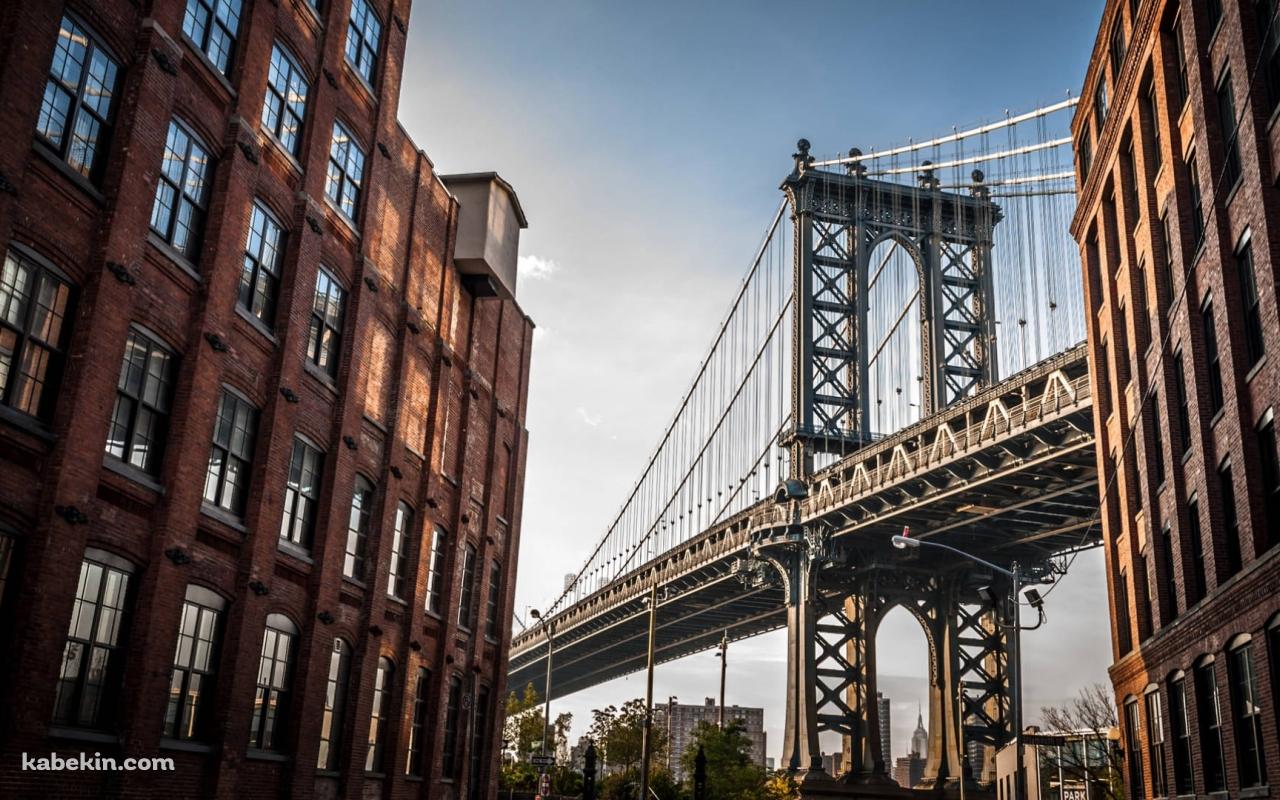 ブルックリン橋 / Brooklyn Bridge / ニューヨークの壁紙(1280px x 800px) 高画質 PC・デスクトップ用
