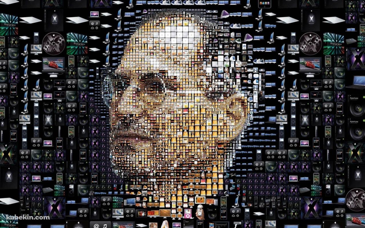 スティーブ・ジョブズ / デジタルアート / Appleの壁紙(1280px x 800px) 高画質 PC・デスクトップ用
