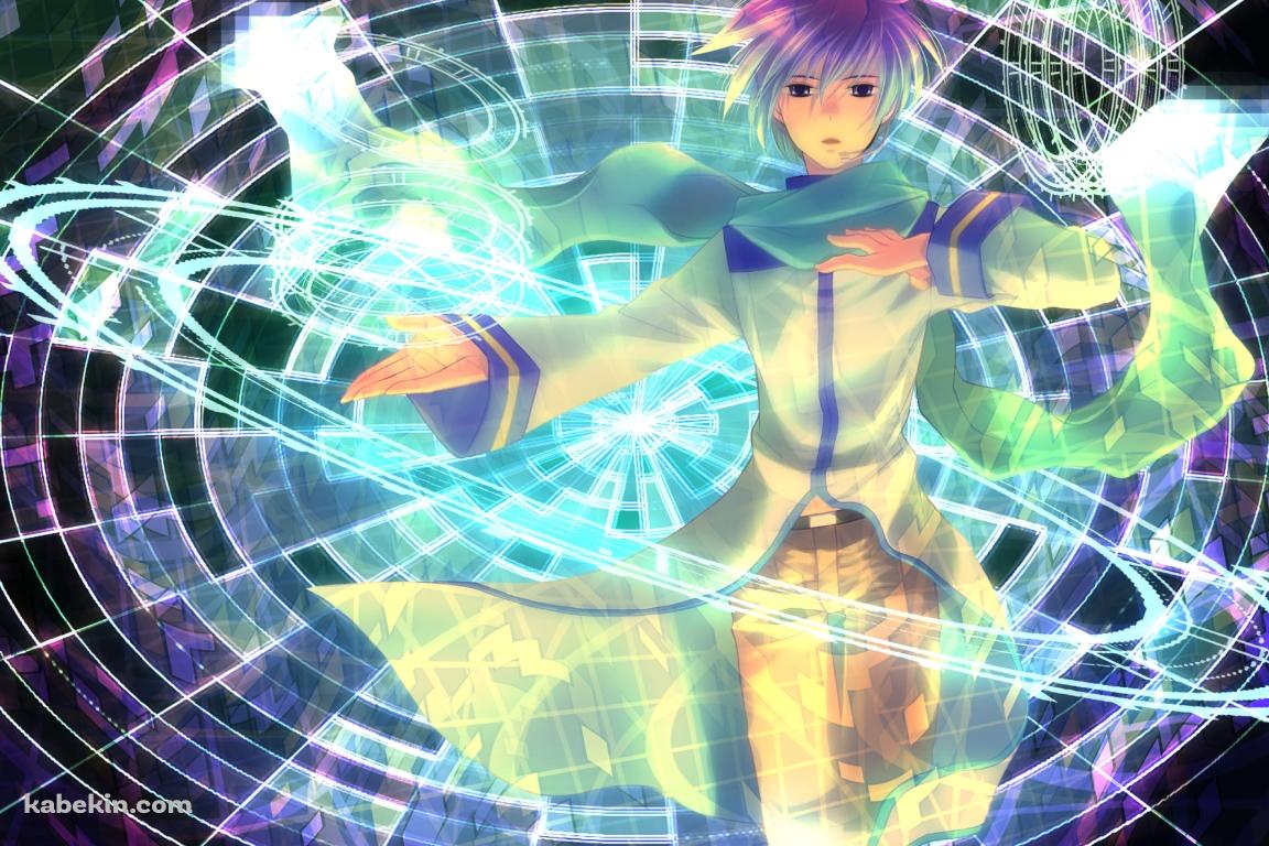 両手をかざすKAITO V3 / ボカロの壁紙(1152px x 768px) 高画質 PC・デスクトップ用