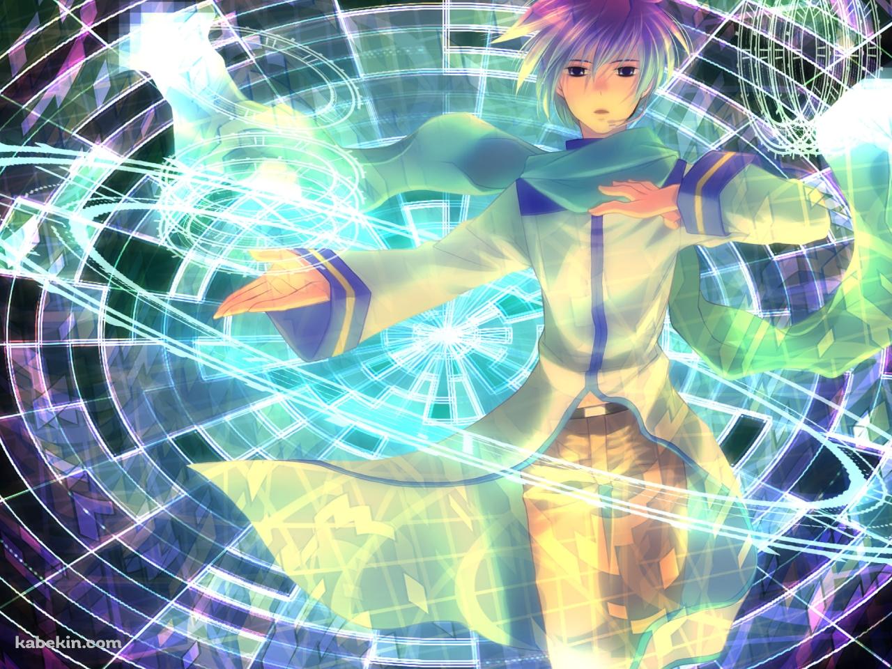 両手をかざすKAITO V3 / ボカロの壁紙(1280px x 960px) 高画質 PC・デスクトップ用