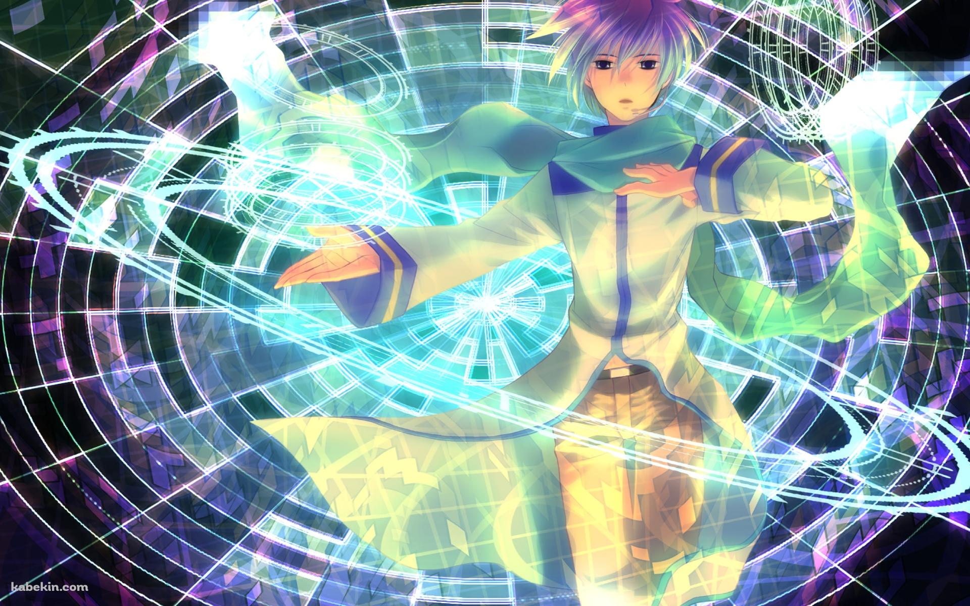 両手をかざすKAITO V3 / ボカロの壁紙(1920px x 1200px) 高画質 PC・デスクトップ用