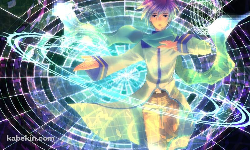 両手をかざすKAITO V3 / ボカロの壁紙(800px x 480px) 高画質 PC・デスクトップ用