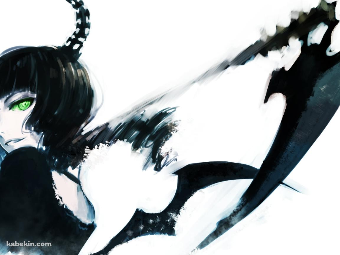 黒い鎌を持つデッドマスター / ブラック★ロックシューターの壁紙(1152px x 864px) 高画質 PC・デスクトップ用