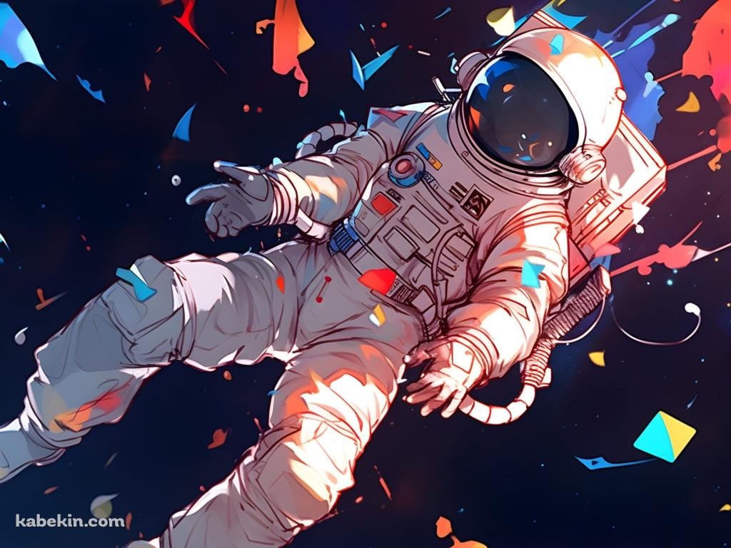 ポップなアート / 宇宙飛行士の壁紙(1024px x 768px) 高画質 PC・デスクトップ用