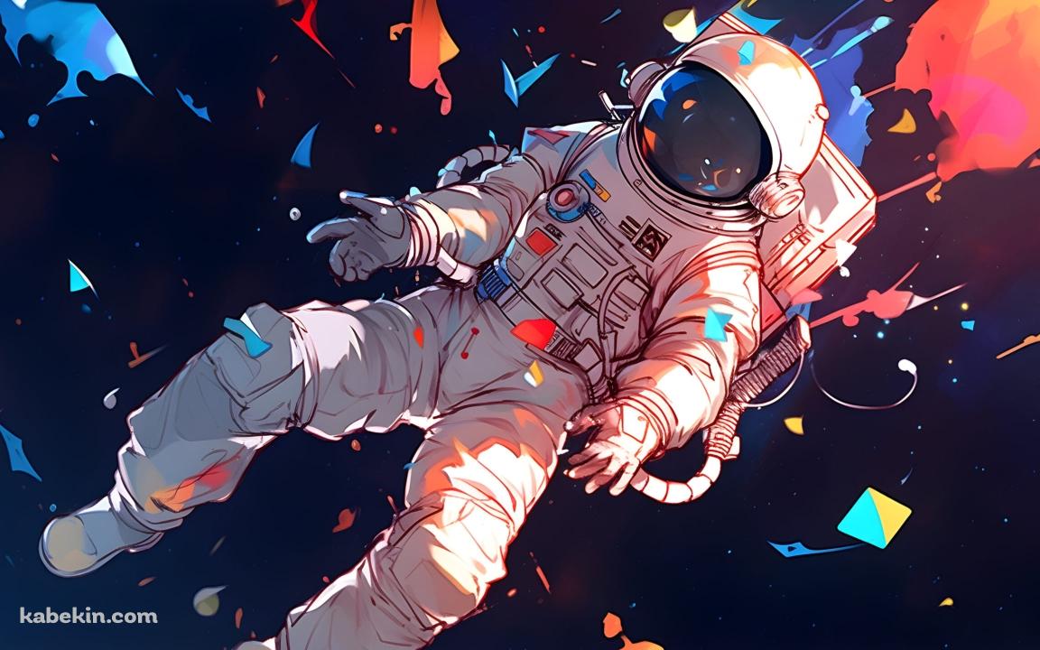 ポップなアート / 宇宙飛行士の壁紙(1152px x 720px) 高画質 PC・デスクトップ用