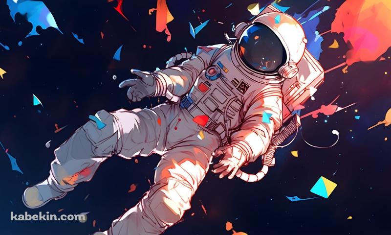 ポップなアート / 宇宙飛行士の壁紙(800px x 480px) 高画質 PC・デスクトップ用