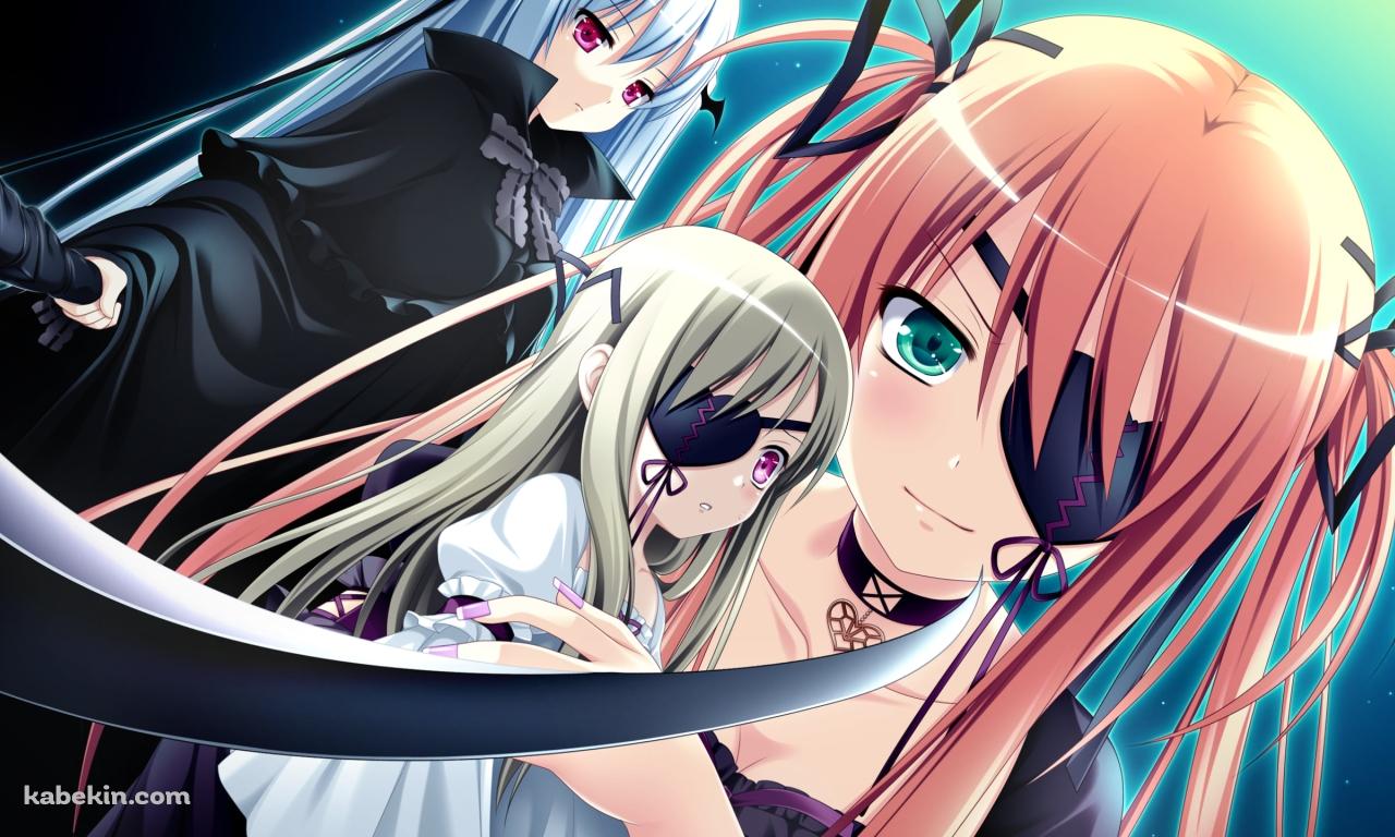 ヴィヴィ・アルハザードとイリーナ・E・トルスタヤ / 死神のテスタメントの壁紙(1280px x 768px) 高画質 PC・デスクトップ用