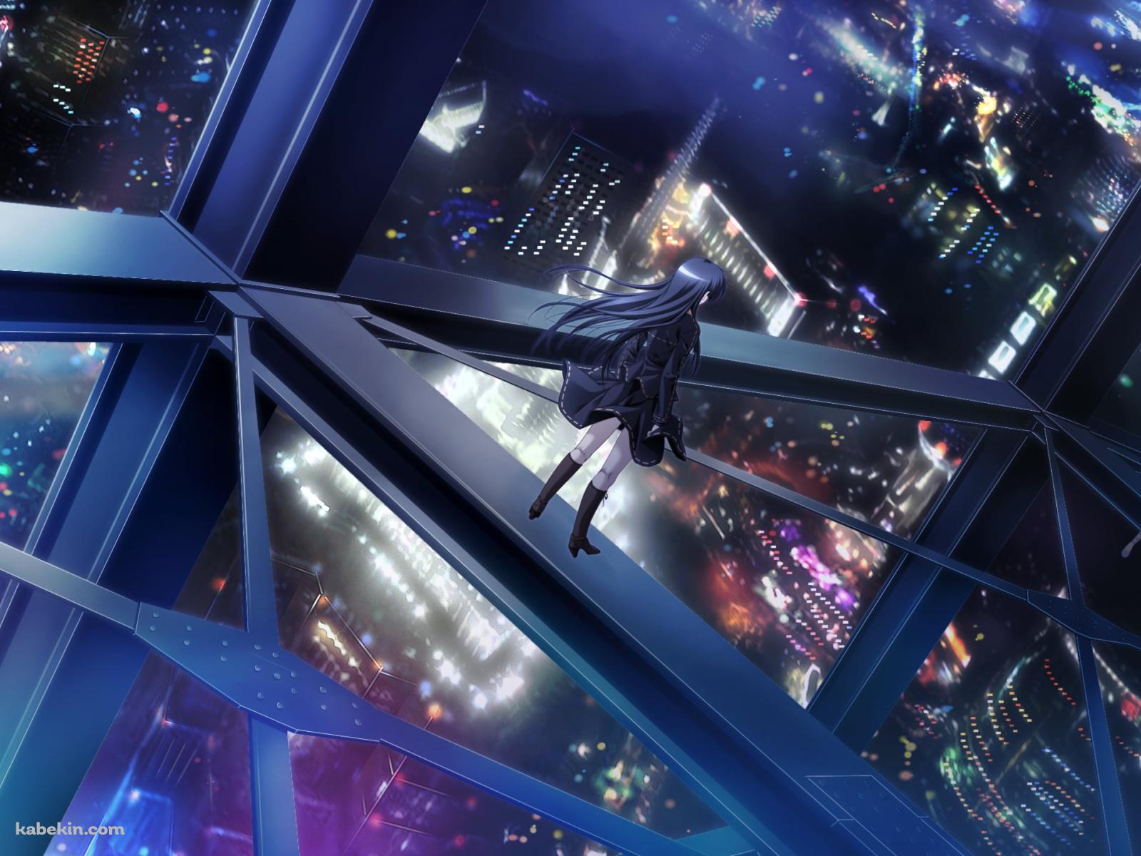 鉄筋の上に立つ一ノ瀬 結愛 / 死神のテスタメントの壁紙(1600px x 1200px) 高画質 PC・デスクトップ用