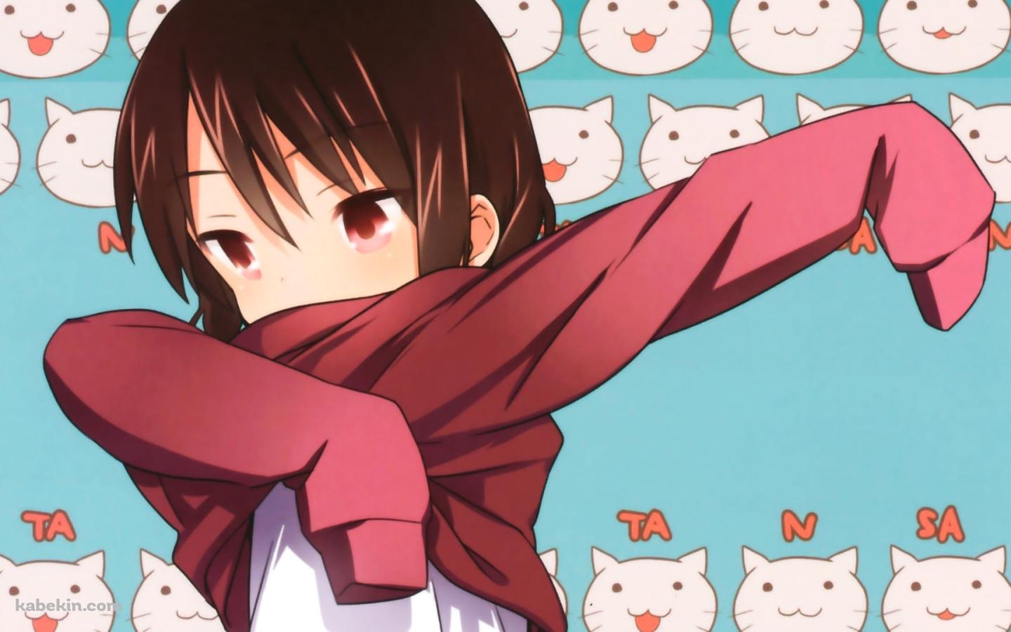 赤い上着を着る百木るん / Aチャンネルの壁紙(1440px x 900px) 高画質 PC・デスクトップ用