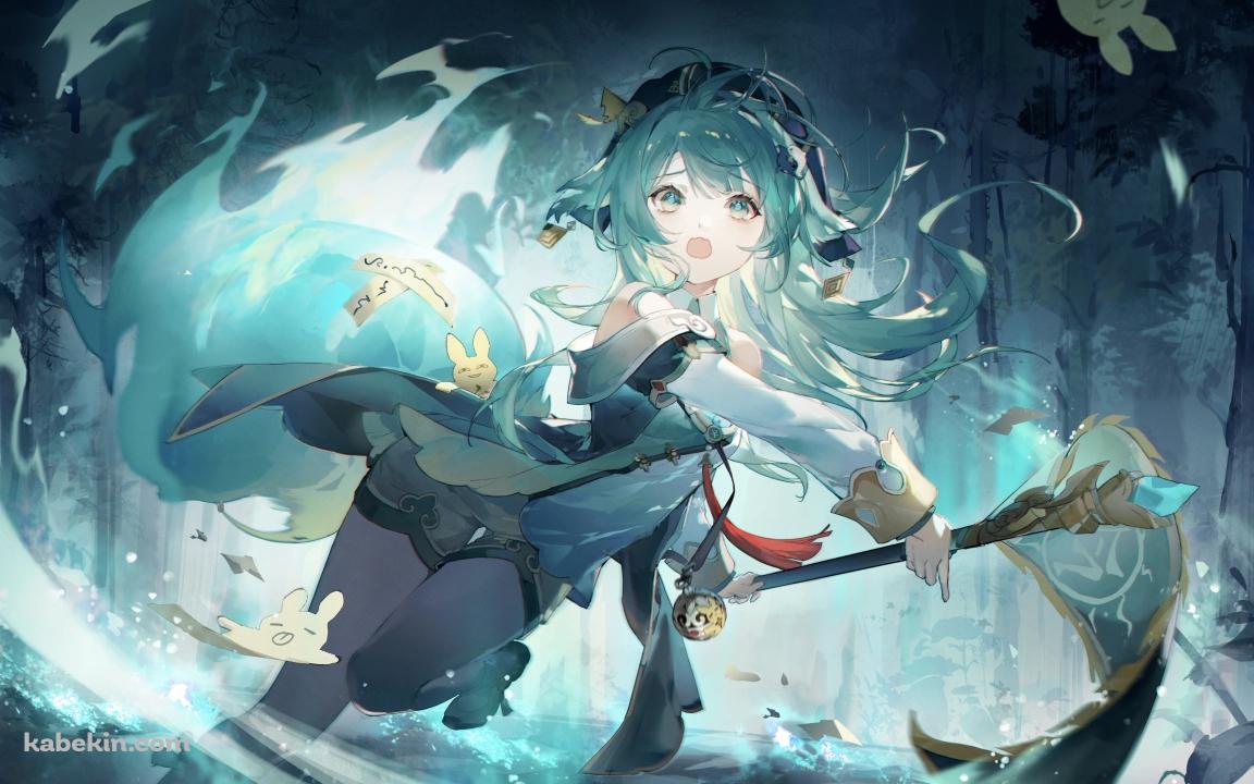 水の中で武器を振るうフォフォ / 崩壊:スターレイルの壁紙(1152px x 720px) 高画質 PC・デスクトップ用