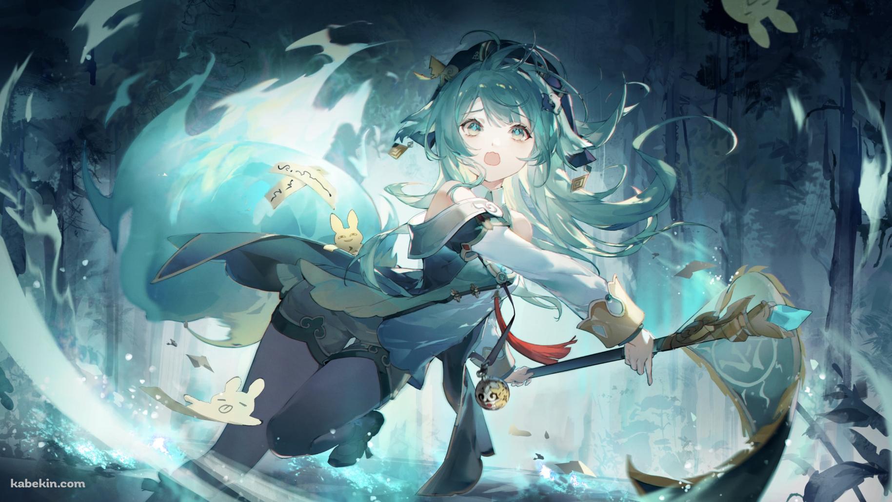 水の中で武器を振るうフォフォ / 崩壊:スターレイルの壁紙(1829px x 1029px) 高画質 PC・デスクトップ用