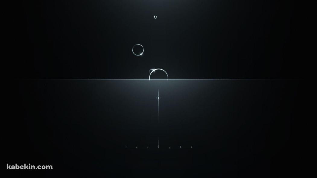 シャボン玉 / 黒地 / insightの壁紙(1051px x 591px) 高画質 PC・デスクトップ用