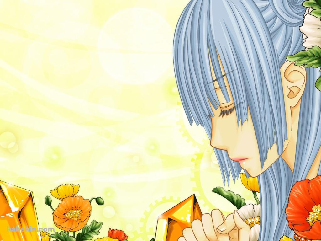 祈る紅まり亜 / ヴァンパイア騎士の壁紙(1024px x 768px) 高画質 PC・デスクトップ用
