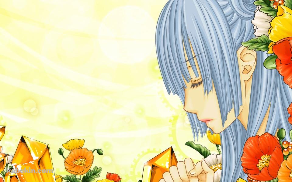 祈る紅まり亜 / ヴァンパイア騎士の壁紙(960px x 600px) 高画質 PC・デスクトップ用