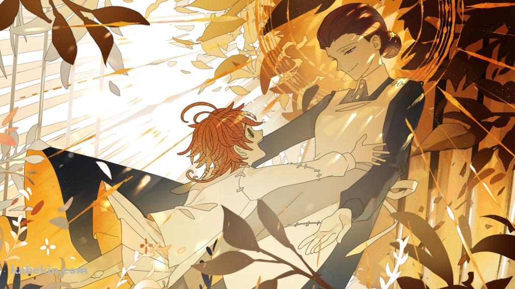 エマとイザベラ / 約束のネバーランドの壁紙(1024px x 576px) 高画質 PC・デスクトップ用