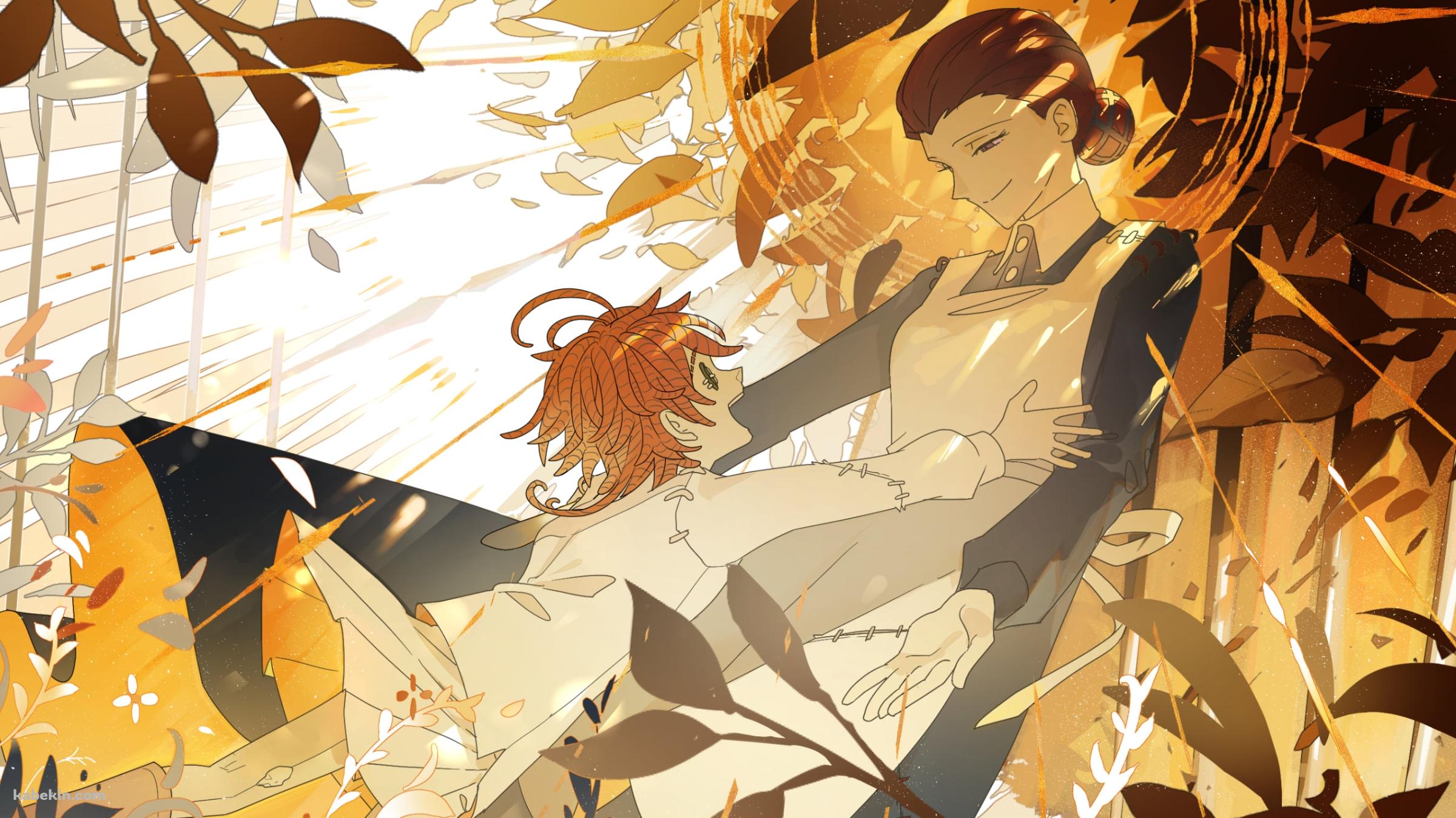 エマとイザベラ / 約束のネバーランドの壁紙(2400px x 1350px) 高画質 PC・デスクトップ用