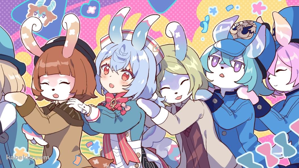シグウィン / メリュジーヌ / メンタ / キアラ / ラミア / オトニト / 原神の壁紙(1051px x 591px) 高画質 PC・デスクトップ用