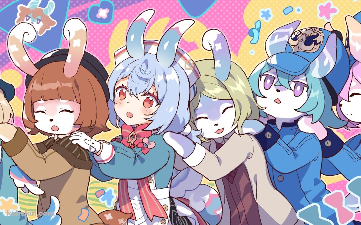 シグウィン / メリュジーヌ / メンタ / キアラ / ラミア / オトニト / 原神の壁紙(1152px x 720px) 高画質 PC・デスクトップ用