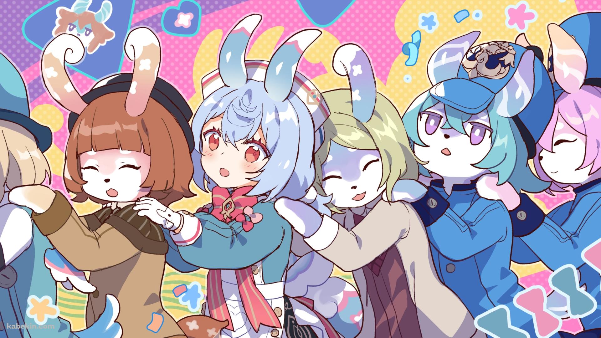 シグウィン / メリュジーヌ / メンタ / キアラ / ラミア / オトニト / 原神の壁紙(1920px x 1080px) 高画質 PC・デスクトップ用