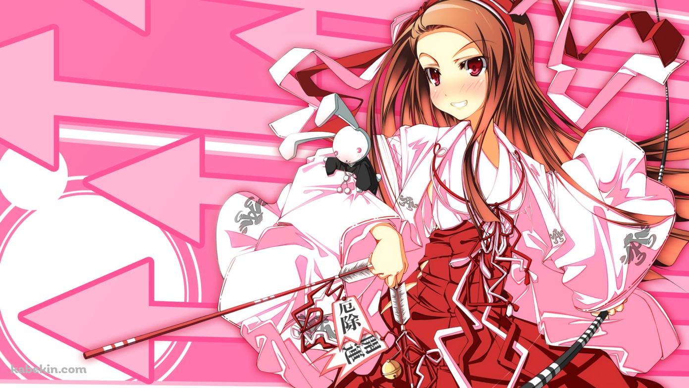 弓を射る水瀬伊織 / アイドルマスターの壁紙(1391px x 783px) 高画質 PC・デスクトップ用