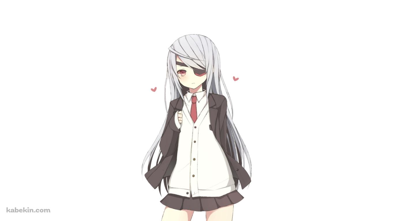 制服姿の可愛いラウラ・ボーデヴィッヒ / IS / インフィニット・ストラトスの壁紙(1366px x 768px) 高画質 PC・デスクトップ用