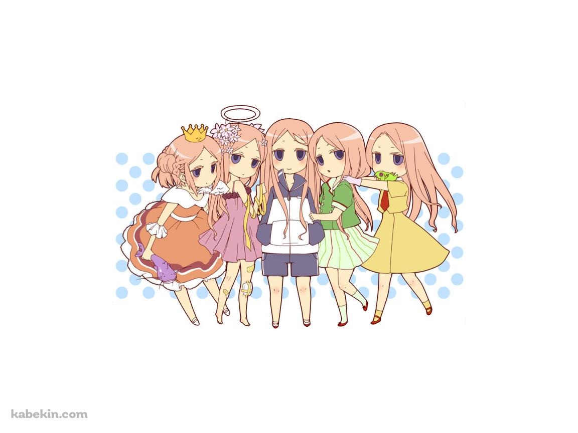 横に並んだニノ / 荒川アンダー ザ ブリッジの壁紙(1152px x 864px) 高画質 PC・デスクトップ用