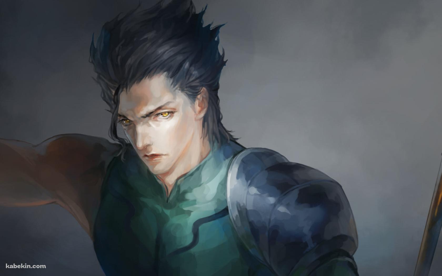 リアルなタッチで描かれたディルムッド・オディナ / ランサー / Fateの壁紙(1680px x 1050px) 高画質 PC・デスクトップ用