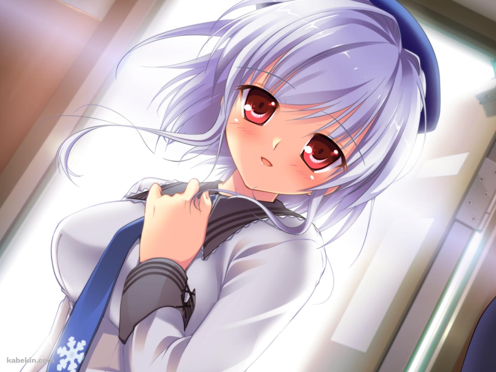 胸元に手をあてる神城 優樹菜 / 真夏の夜の雪物語の壁紙(1600px x 1200px) 高画質 PC・デスクトップ用
