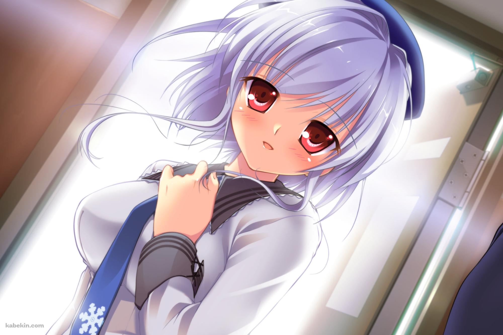 胸元に手をあてる神城 優樹菜 / 真夏の夜の雪物語の壁紙(2000px x 1333px) 高画質 PC・デスクトップ用
