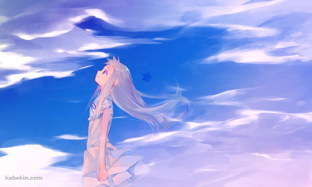 空を見上げる本間芽衣子 / あの日見た花の名前を僕達はまだ知らない。の壁紙(1280px x 768px) 高画質 PC・デスクトップ用