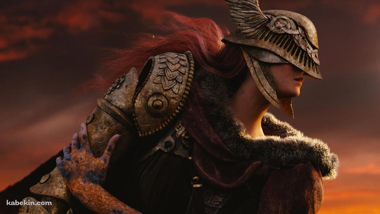 肩を抑えるかっこいいミケラの刃 マレニア / ELDENRINGの壁紙(1280px x 720px) 高画質 PC・デスクトップ用